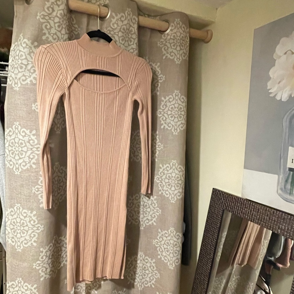 Tan House of Harlow Dress